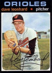 1971 Topps Baseball Cards      716     Dave Leonhard